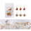 6PCS Crochet Locking Knitting Marker Charm for Sweater Hat Bag 2