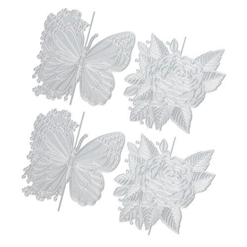 2 Set Butterfly Cutting Dies Embossings Stencils-JK030210