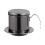 Cafetière filtre en acier inoxydable à assemblage rapide,-Noir 1