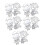 5 Pcs Christmas Die Cuts Snowflake Cutting Dies-JAM1087 1