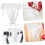 Professional Step Guard Integrated Groin Guard Comfortable White 2pcs 2