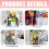 Acrylic Clear Handheld Bouquets Box Elegant Square Clear-L 7