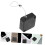 Antitheft pullbox retractable locking cable telescopic antiloss tools antiloss tool antilost equipment antilost tether black steel wire Ref: 4723 4