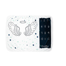 Gorgeous Milestone Blanket, Elegant Baby Growth Tracker with Unique Baby Shower Gift Potential, Documenting Precious Moments with Multi-Use Blanket