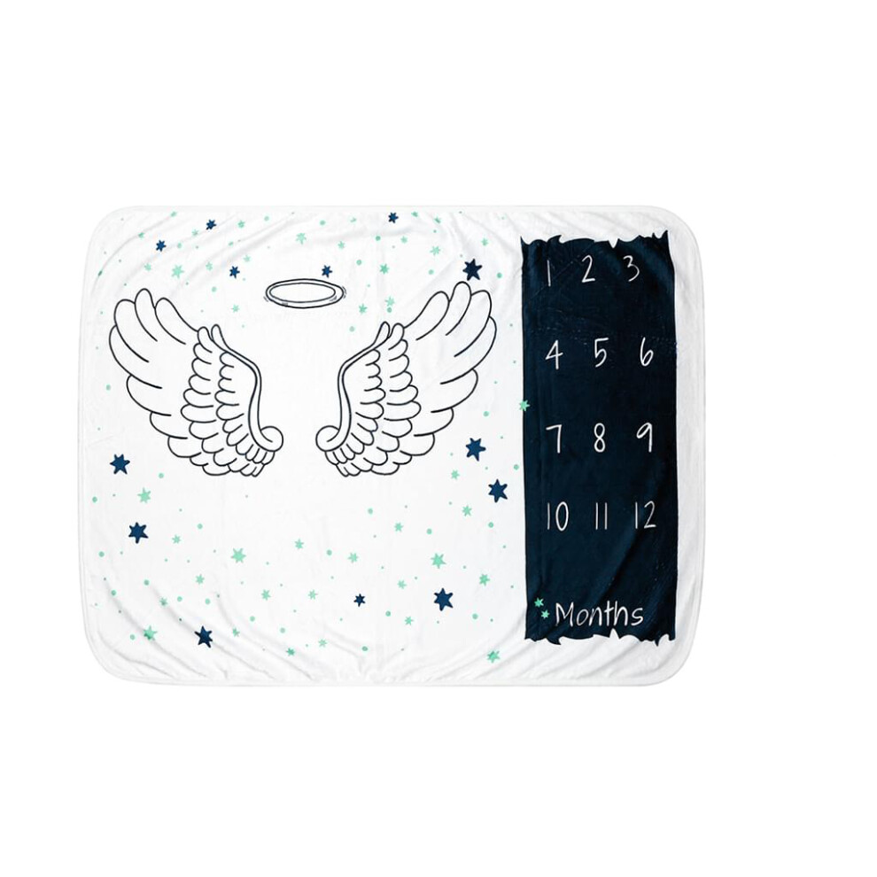 Gorgeous Milestone Blanket, Elegant Baby Growth Tracker with Unique Baby Shower Gift Potential, Documenting Precious Moments with Multi-Use Blanket