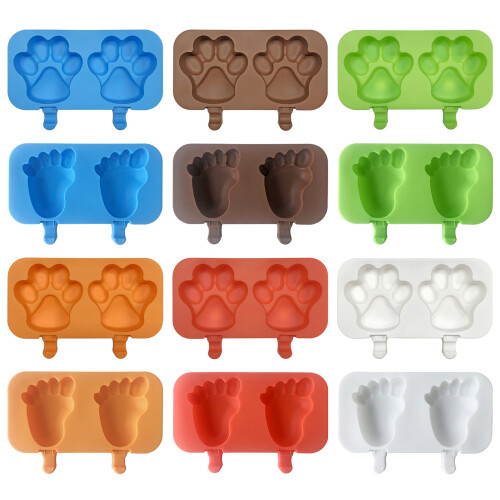 Wiederverwendbare Eiscreme-Form, selbstgemachte Eis-Blaue Füße 1