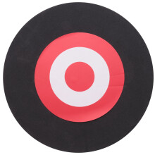25 x 3 cm Archery Eva Foam Target SelfHealing Arch Moving Hunting Practice Black Red Ref: 7910