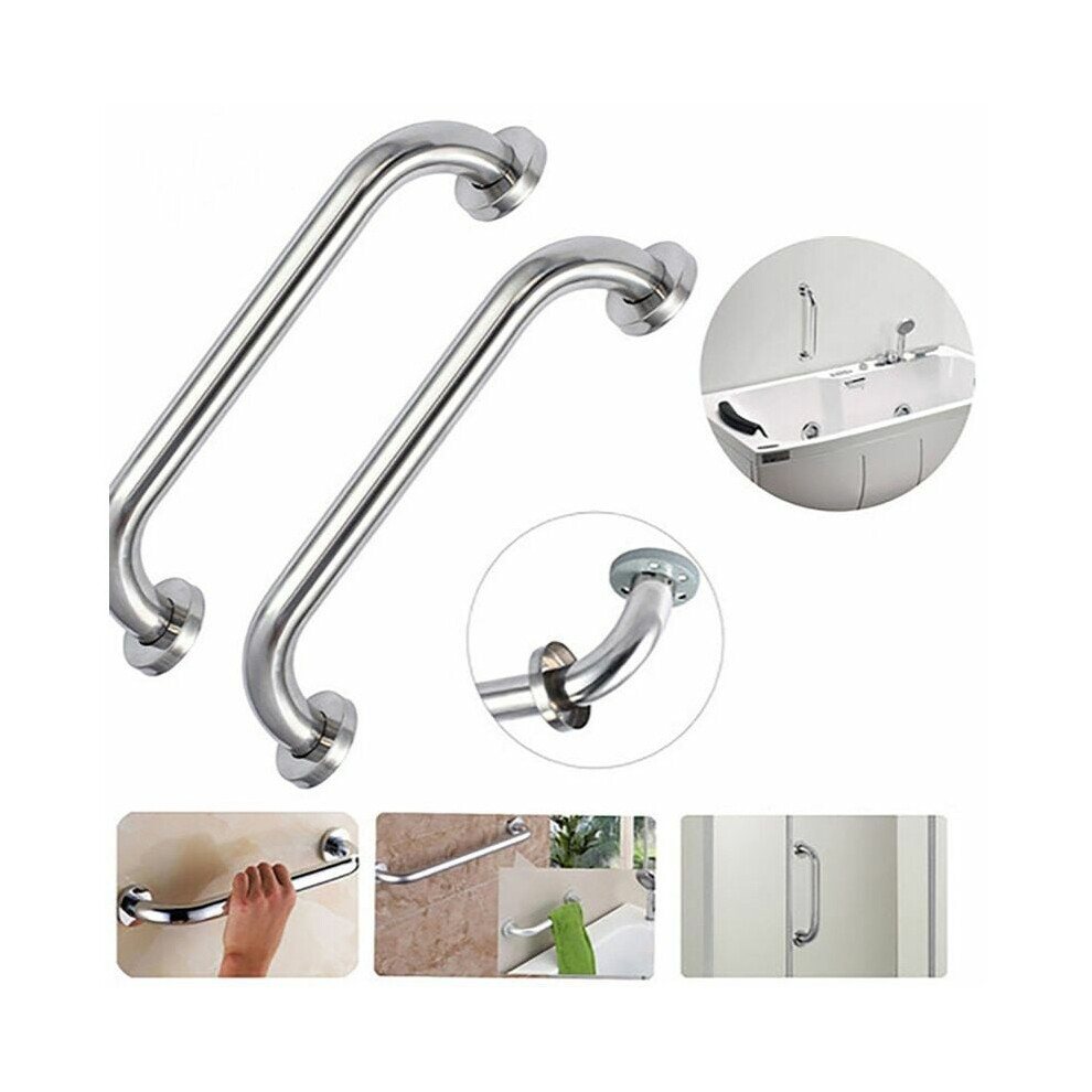 Stainless Steel Shower Handle, For Solid Construction And Multi-Purpose Towel Holder, Concealed Secure Mount, Sturdy And Attractive Design, Space Savi