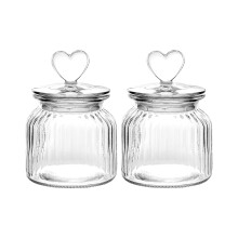 Bocaux de cuisine pratiques, couvercle décoratif de 650ml,-UN