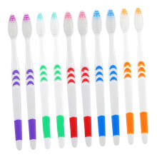 30 pieces toothbrushes disposable toothbrushes for travel family toothbrushes hygienic oral care soft bristles for school and on the go
