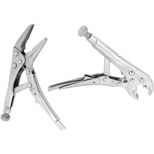 Locking pliers set, high carbon steel, ergonomic handle, 2pcsclamps Ref: 9374 1