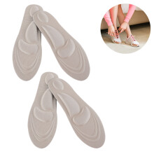 Plantillas interiores transpirables, plantillas con soporte para el arco del pie con espuma de grado médico para la absorción de impactos y la