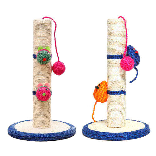 Arbre à chat à gratter, jouet interactif, arbre à-pilier de rat 1