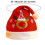 Rendieren/Sneeuwpop Kerst Kerstman Caps Nonwoven-Gewei kerstmuts 6