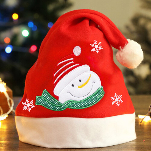 Rendieren/Sneeuwpop Kerst Kerstman Caps Nonwoven-Gewei kerstmuts 2