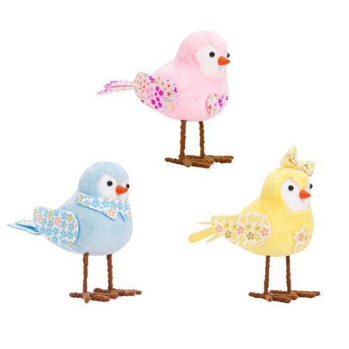 Schöne Ostervogelfigur, Osterfeiertagsdekoration,-Gelb 1