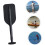 Paddle Telescopic Paddle Rafting Rudder Inflatable Boat Retractable 3