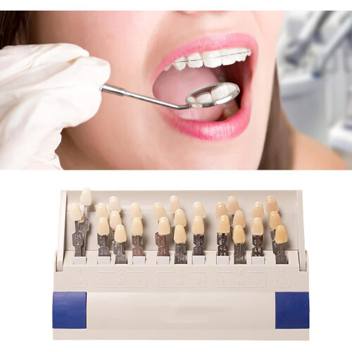 Teeth Shade, Teeth Shade, 29 Removable Color Comparison Teeth Whitening Shade Chart 1