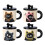 Cats Coffee Mug with Handle 370ML Ceramic Drinking Cup-grey 2