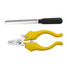 Professioneller Haustier-Nagelschneider mit Nagelfeile,-Gelb