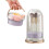 Support de pinceaux de maquillage élégant, Compact,-Violet 1