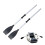 Kayak Paddle, 2 Pieces Aluminium Alloy Adjustable Canoe Paddle 2 Pack 1