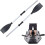 Kayak Paddle, 2 Pieces Aluminium Alloy Adjustable Canoe Paddle 2 Pack 3