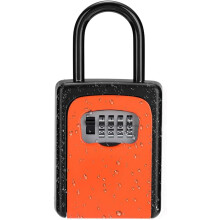 Cassetta di sicurezza con chiave, codice a combinazione reimpostabile per una conservazione sicura, cassetta di sicurezza portatile a parete di