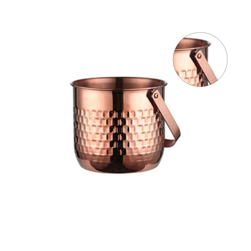 Edelstahl-Eiskübel, verdickter Eiswürfelbehälter,-Roségold B