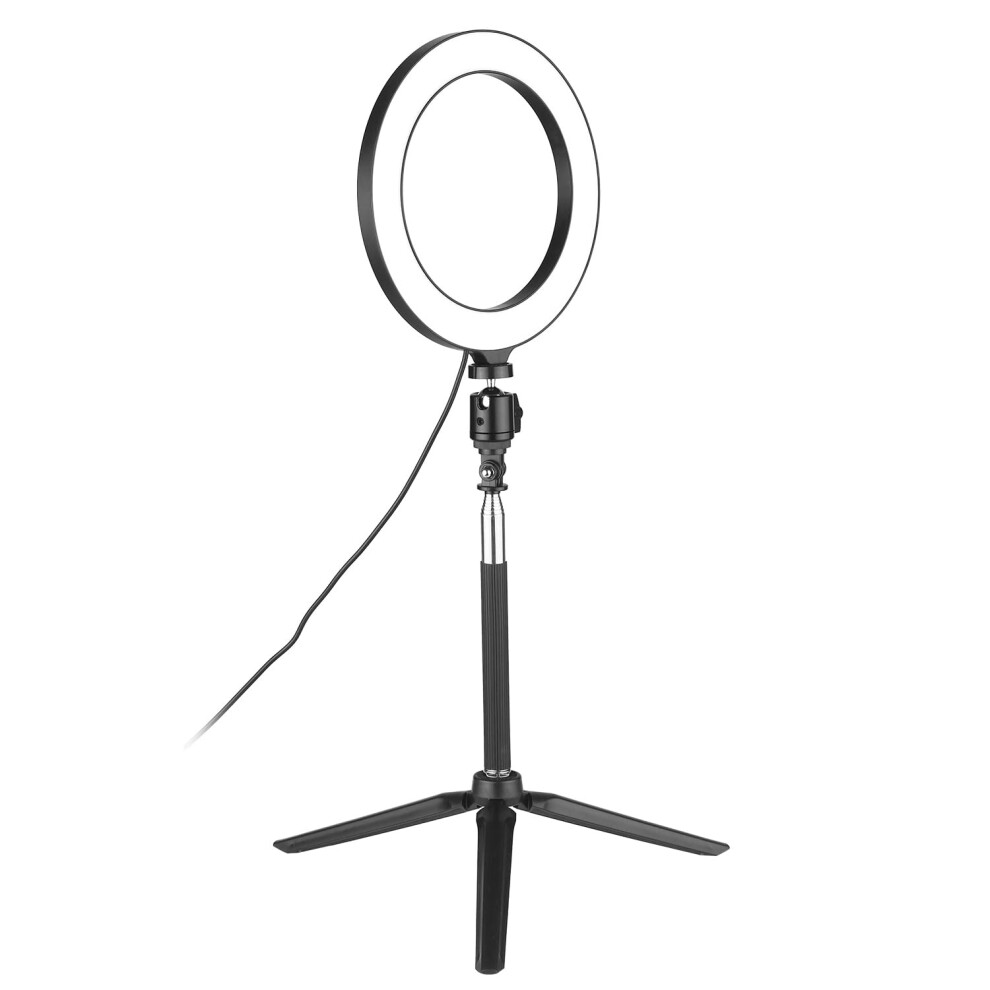 20,3 Cm Ring With Adjustable Tripod Stand, Dimmable Selfie Makeup Ring S With 3 Modes Light 9119770889430