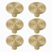 Drawer Pull with High Quality Material, Smooth Edges Modern Design Cabinet Knobs in Champagne Bronze, Corrosion Resistance Zinc Alloy Hardware, Great