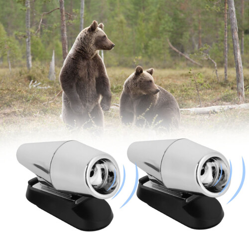 Ultrasonic Whistles, Wind Activated Alerts, Quick Easy Install Remove, Silver SubZero Temperature Resistant Deer Warning Devices For Vehicles, 2Pcs 2