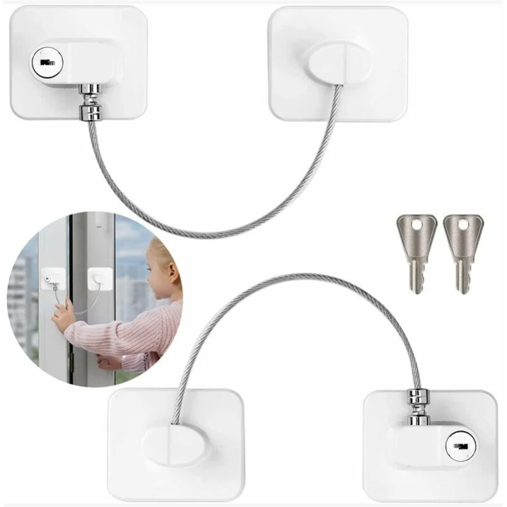 Multi-function Refrigerator Lock, Durable Child Safety Lock, Stylish Appearance for Unobtrusive Security, Convenient Operation with Easy Installation,