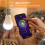Smart Light Bulb with WiFi Led Lamp Functionality, Smart APP Control Anytime Anywhere and Customizable Timer Function, RGB Color Changing LED Lights w 3