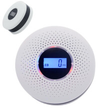 Advanced 2 In 1 Co & Smoke Alarm, Carbon Monoxide Detectors & Smoke Detector For Home And Kitchen, Dual Functionality Ensures Your Safety, Accurate
