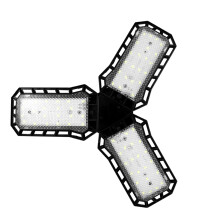 Luminária LED de cultivo para estufas e sistemas hidropônicos, super brilhante, com espectro completo, design dobrável e ângulo ajustável.
