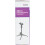 Mini Foldable Tripod Microphone Stand, Adjustable Height, Aluminum, 1/4 Inch Mount, Universal Compatibility, Black 2