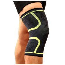 Volleyball Knee Pads Elastic Nylon Sports Compression Knee Sleeve (Yellow Green) Ref: 4660