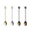 6Pcs Teas Coffee Stirring Spoons Star Shape Teaspoon for-gold 3
