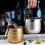 Edelstahl-Eiskübel, verdickter Eiswürfelbehälter, Wein,-Gold B 5