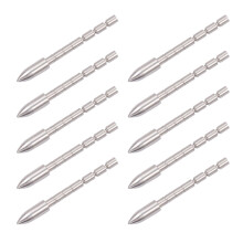 Set of 10 highquality arrowhead erts made of stainless steel, ideal for precise shooting and hunting with bows 4.2mm 120 Gra Ref: 7058