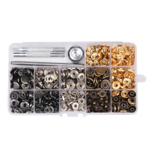 Kits met leren drukknopen, kits met drukknopen, kits met-Set 1