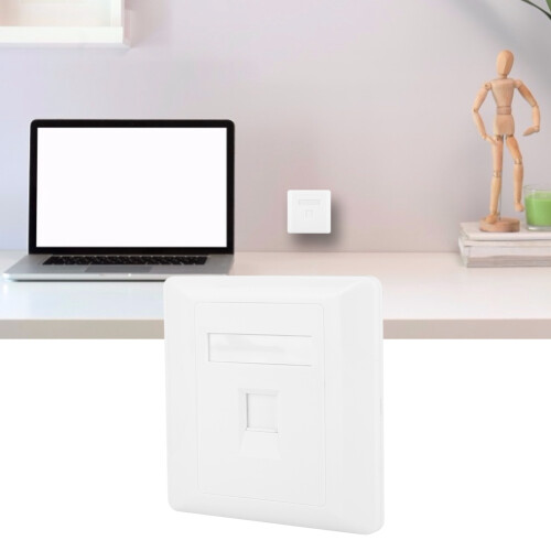 Επίτοιχη πλάκα Ethernet, επίτοιχη πλάκα Keystone 2 θυρών, υψηλής ποιότητας επιβραδυντικό 2