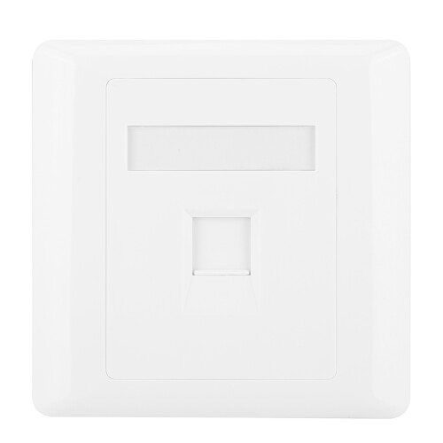 Επίτοιχη πλάκα Ethernet, επίτοιχη πλάκα Keystone 2 θυρών, υψηλής ποιότητας επιβραδυντικό 1