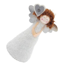 Kerstboomtoppers AngelGirl Boomtoppers AngelGirl-Wit