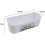 Poultry feeder for hanging, and comfortable feeding solution (white) White 4