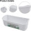 Poultry feeder for hanging, and comfortable feeding solution (white) White 2