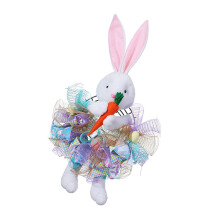 Weicher Kranz Osterhase Türdekoration für-blaues Kaninchen