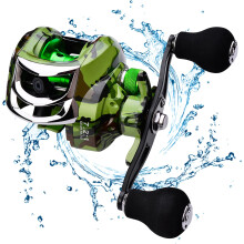 Baitcasting Reel 181 Ball Bearing 7.2:1 Gear Ratio 9 Gear Brake Bait Bait Dual Handle Nylon Heavy 10kg Fishing Reels Stil 2 Ref: 6177