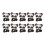 Knitting Needle Stoppers Needle Tip Covers- panda powder 1